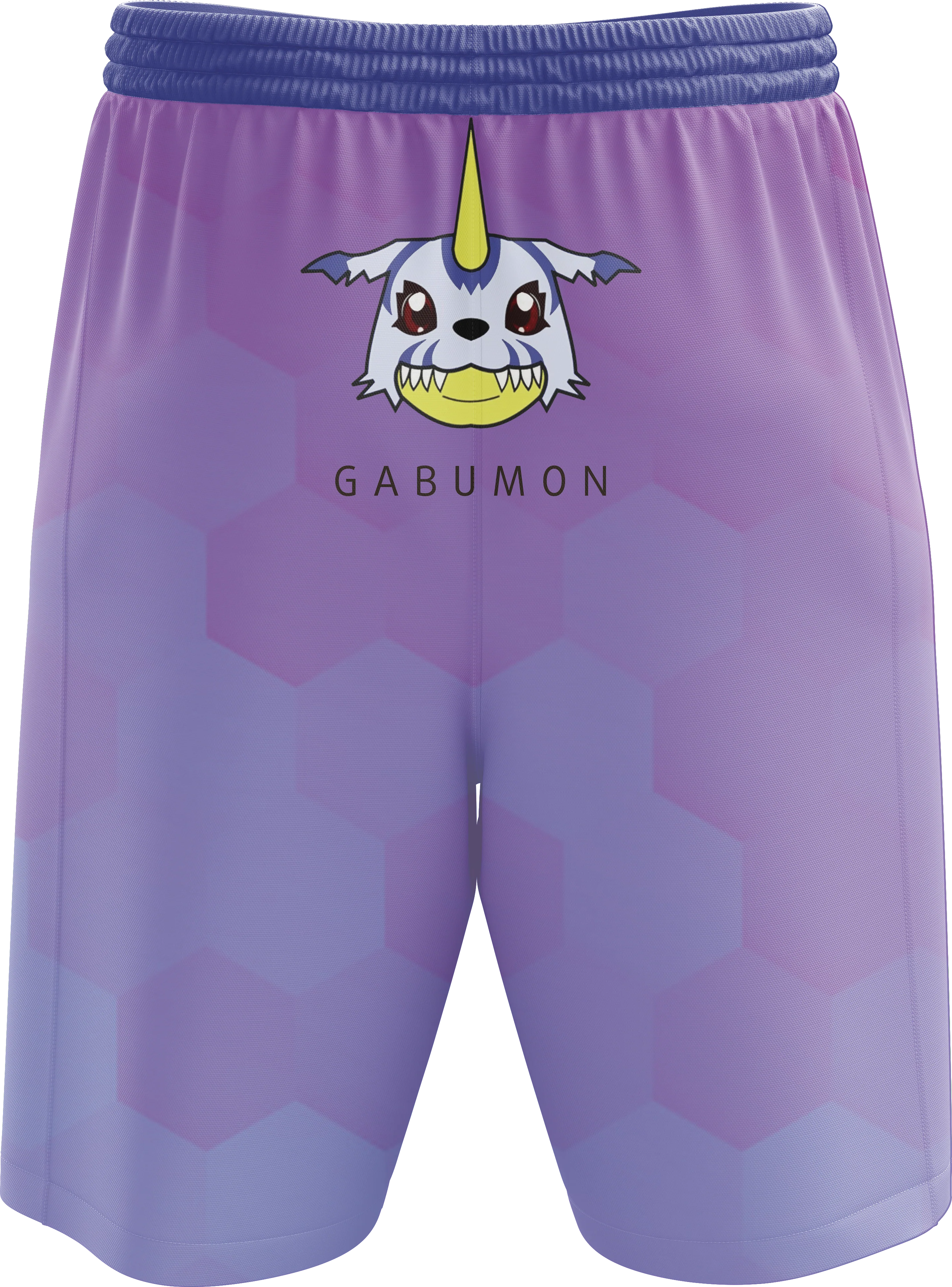 Digimon - Gabumon New Style Unisex 3D Beach Shorts - Image 3