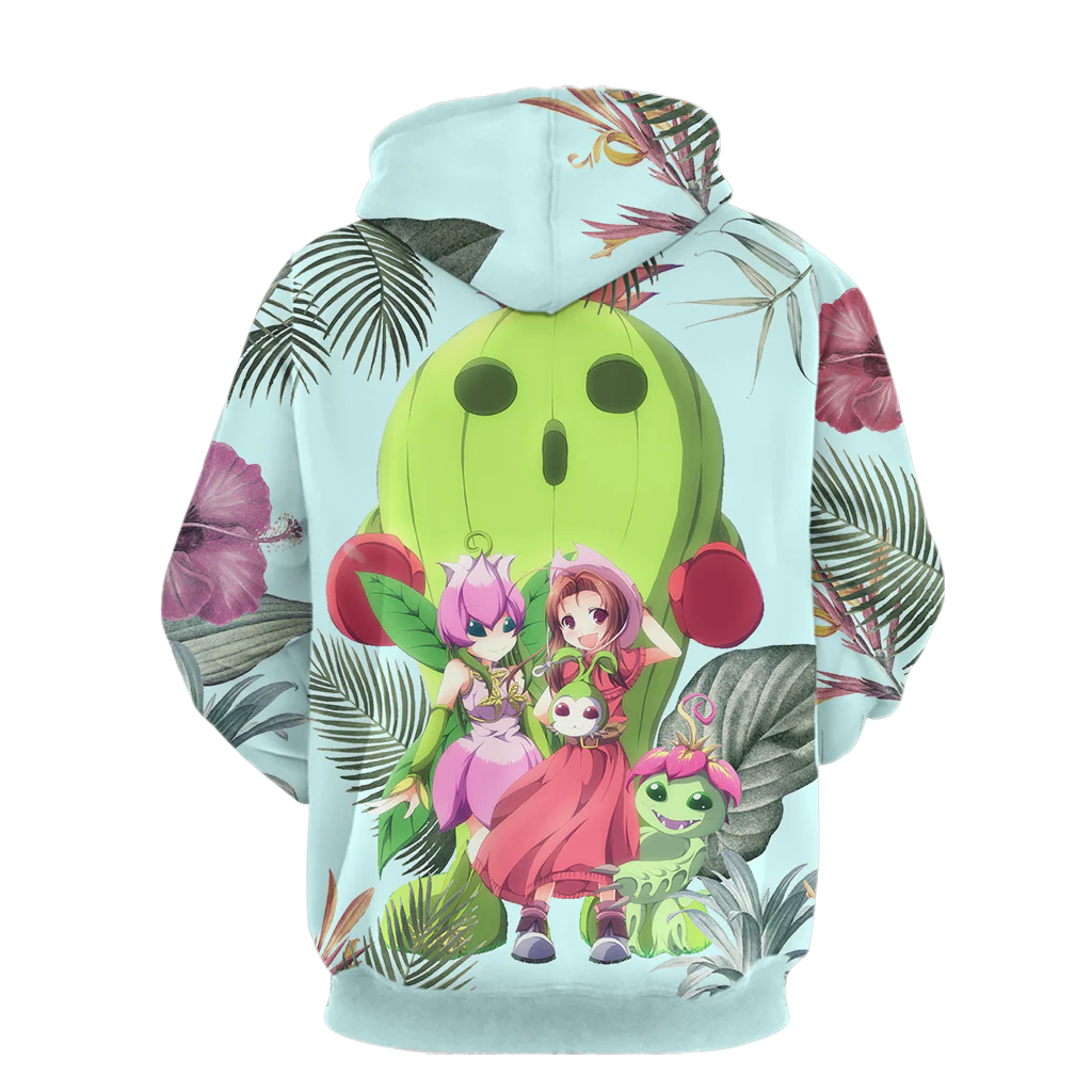 Digimon Palmon Evolution Line Unisex 3D T-shirt - Image 7