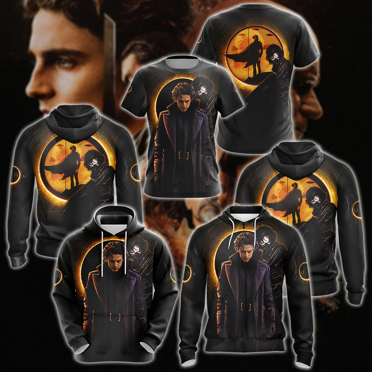 Dune 3D All Over Print T-shirt Tank Top Zip Hoodie Pullover Hoodie Hawaiian Shirt Beach Shorts Jogger - Image 9