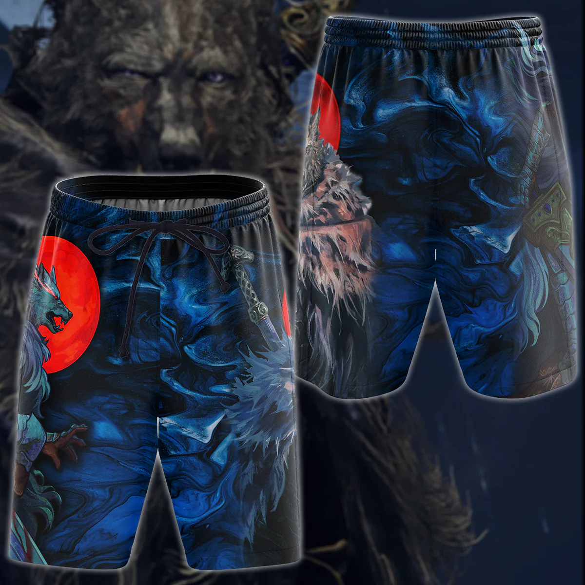 Elden Ring Blaidd Video Game 3D All Over Print T-shirt Tank Top Zip Hoodie Pullover Hoodie Hawaiian Shirt Beach Shorts Jogger - Image 7