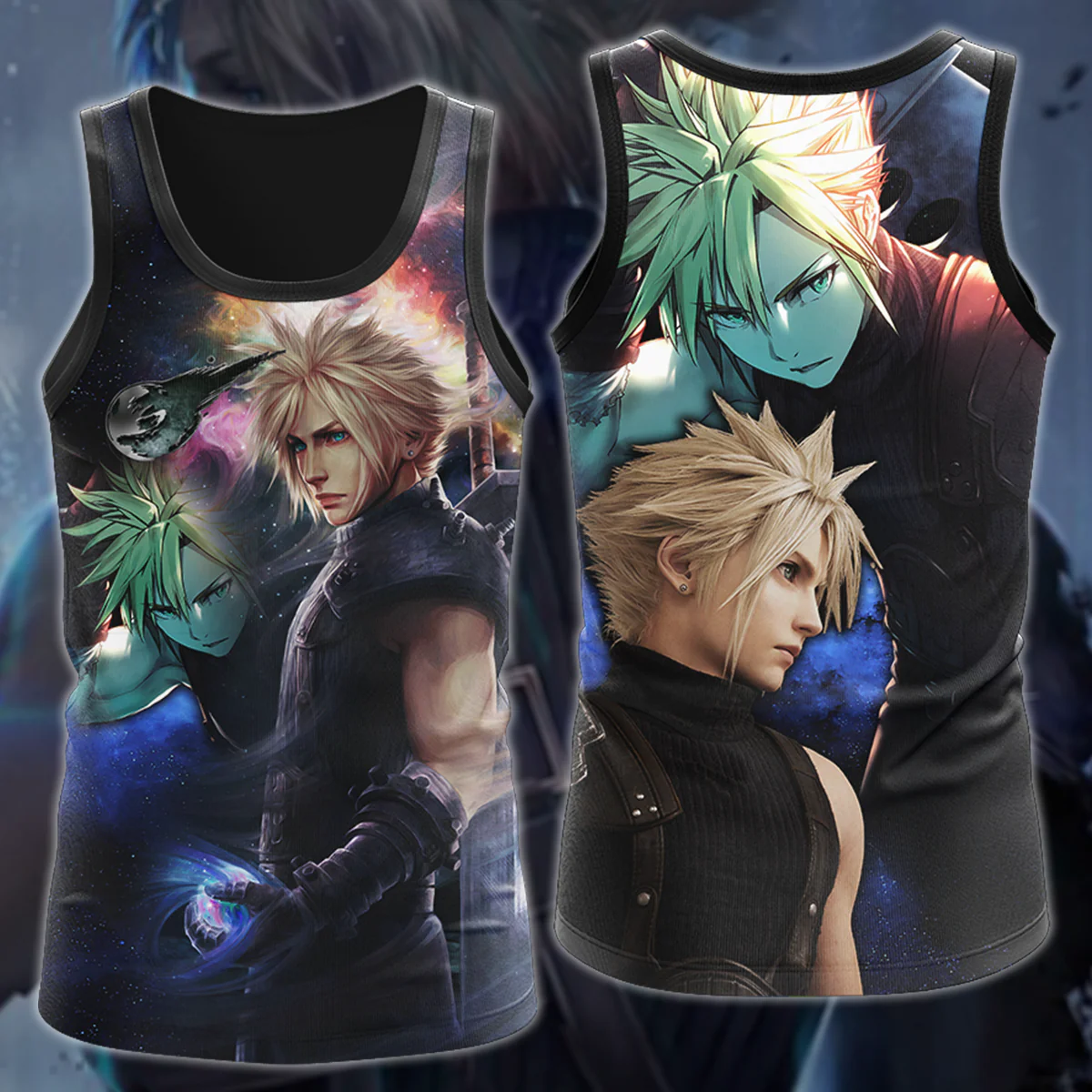 Final Fantasy VII Tidus Video Game 3D All Over Print T-shirt Tank Top Zip Hoodie Pullover Hoodie Hawaiian Shirt Beach Shorts Jogger - Image 5