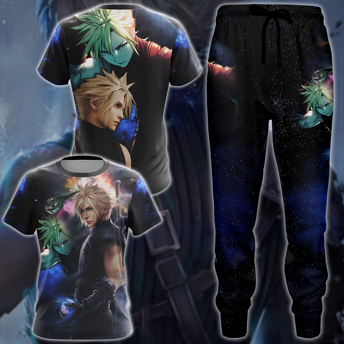 Final Fantasy VII Tidus Video Game 3D All Over Print T-shirt Tank Top Zip Hoodie Pullover Hoodie Hawaiian Shirt Beach Shorts Jogger - Image 7