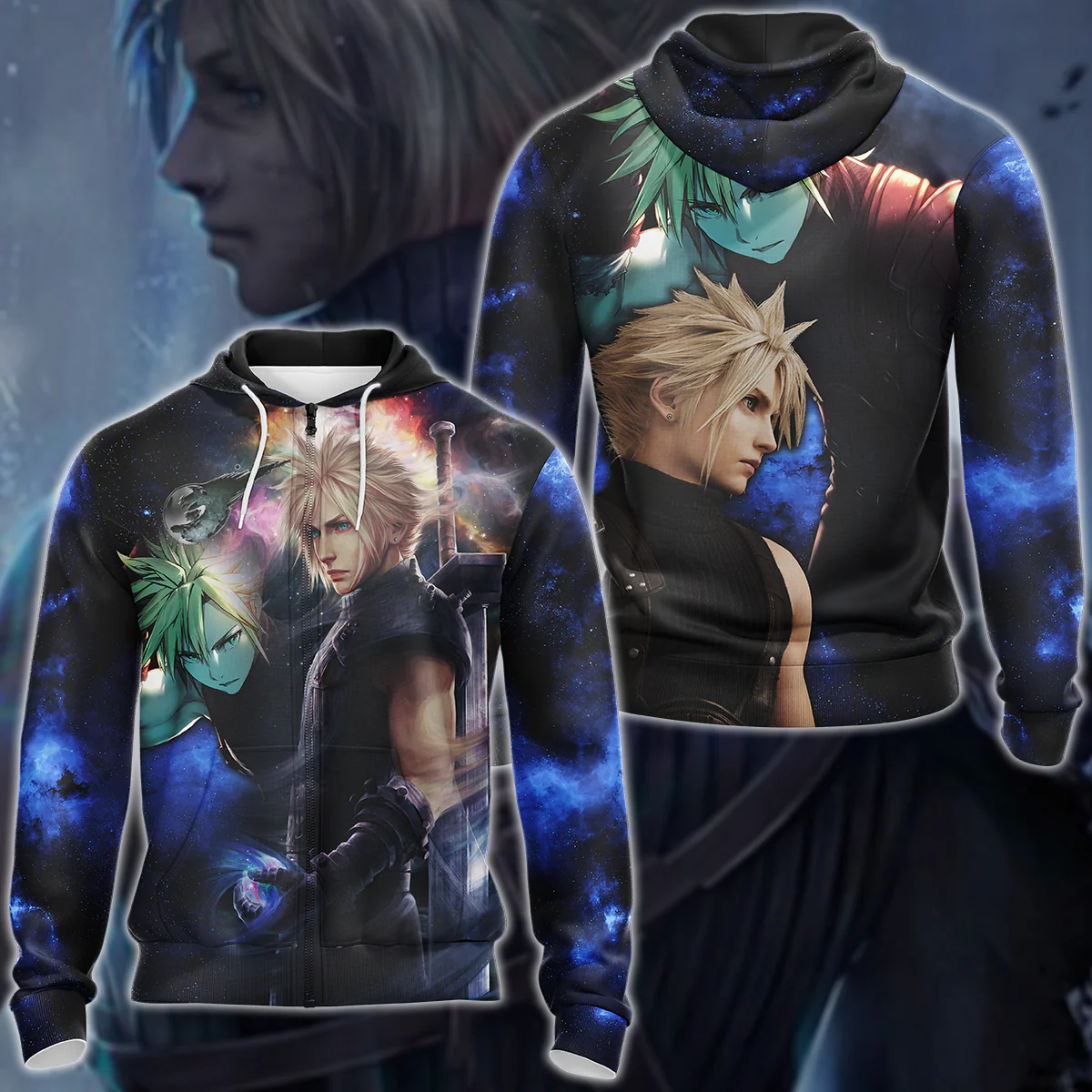 Final Fantasy VII Tidus Video Game 3D All Over Print T-shirt Tank Top Zip Hoodie Pullover Hoodie Hawaiian Shirt Beach Shorts Jogger - Image 8