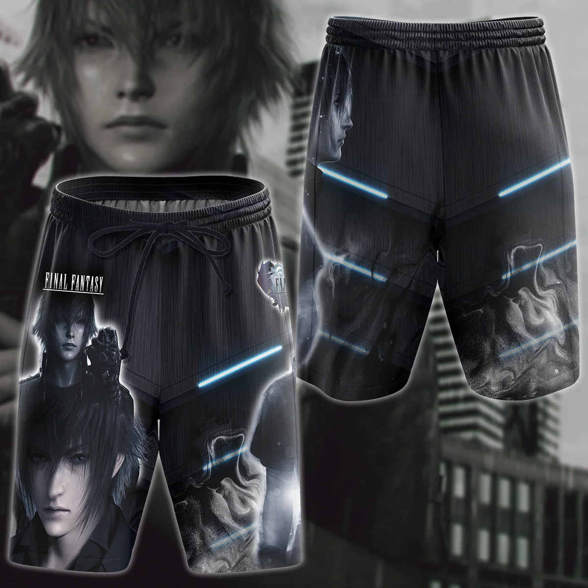 Final Fantasy XV Video Game 3D All Over Print T-shirt Tank Top Zip Hoodie Pullover Hoodie Hawaiian Shirt Beach Shorts Jogger - Image 3