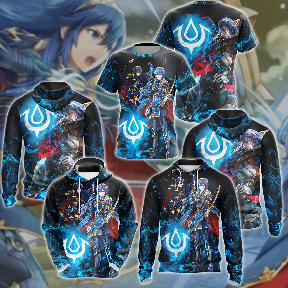 Fire Emblem Video Game 3D All Over Print T-shirt Tank Top Zip Hoodie Pullover Hoodie Hawaiian Shirt Beach Shorts Jogger - Image 6