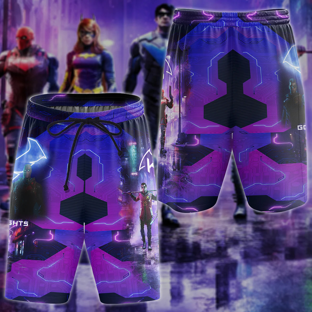 Gotham Knights 2022 Video Game 3D All Over Print T-shirt Tank Top Zip Hoodie Pullover Hoodie Hawaiian Shirt Beach Shorts Jogger - Image 7