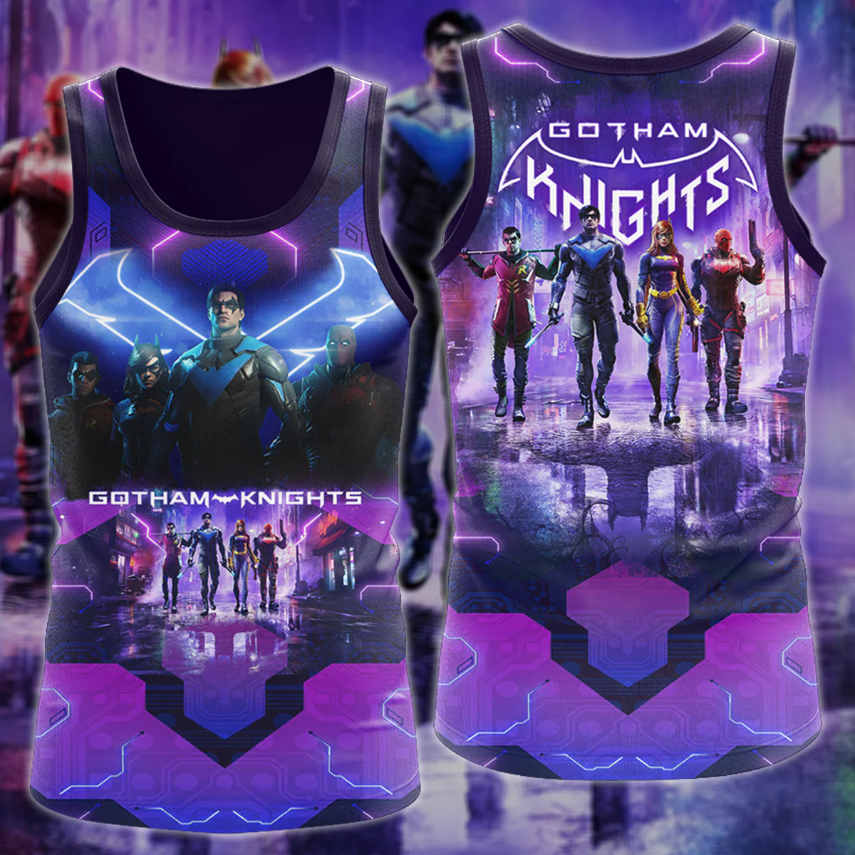 Gotham Knights 2022 Video Game 3D All Over Print T-shirt Tank Top Zip Hoodie Pullover Hoodie Hawaiian Shirt Beach Shorts Jogger - Image 8