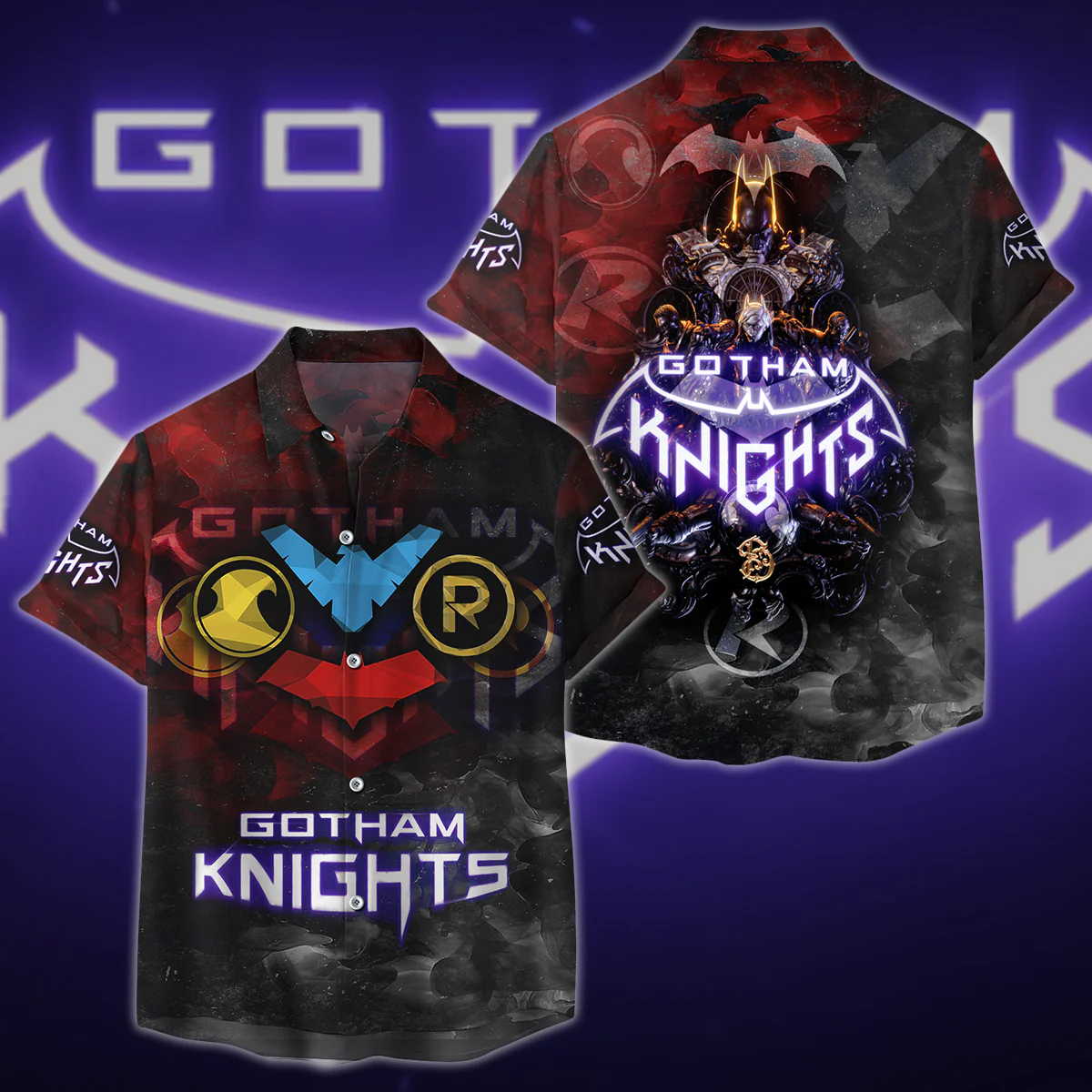 Gotham Knights 3D All Over Print T-shirt Tank Top Zip Hoodie Pullover Hoodie Hawaiian Shirt Beach Shorts Jogger - Image 7