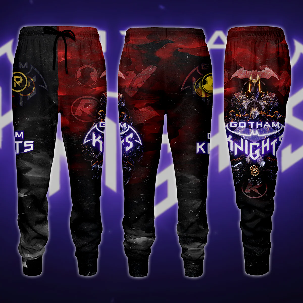 Gotham Knights 3D All Over Print T-shirt Tank Top Zip Hoodie Pullover Hoodie Hawaiian Shirt Beach Shorts Jogger - Image 8