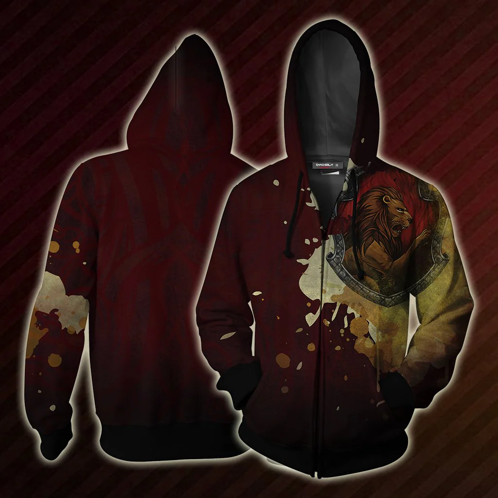 The Gryffindor Lion Hogwarts Harry Potter Unisex 3D T-shirt - Image 3