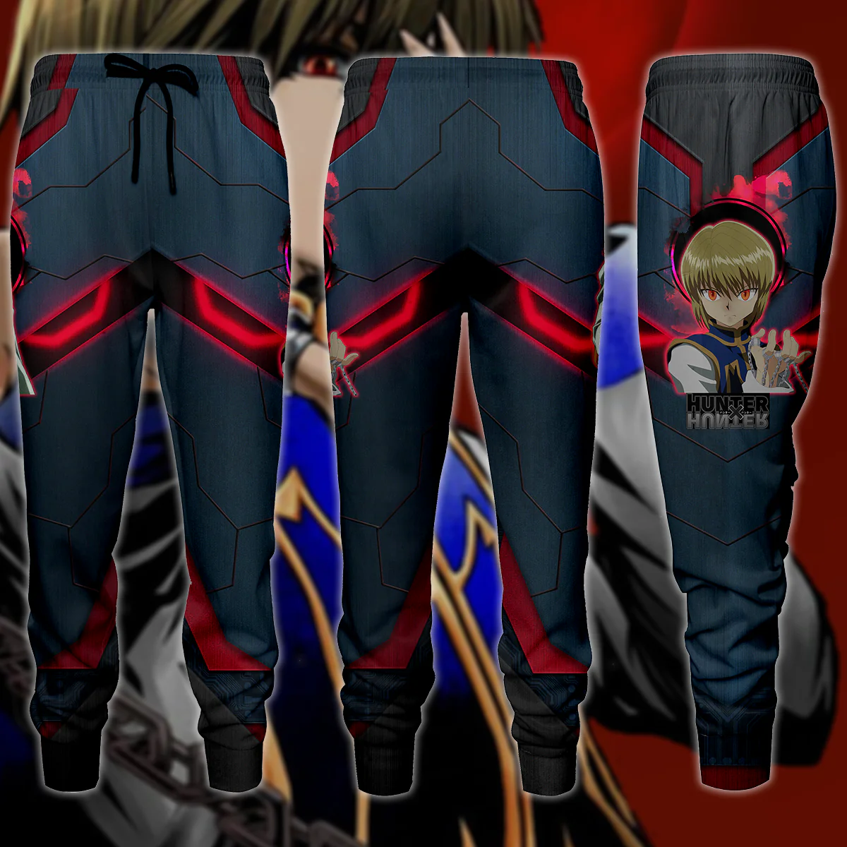 Hunter x Hunber Kurapika 3D All Over Print T-shirt Tank Top Zip Hoodie Pullover Hoodie Hawaiian Shirt Beach Shorts Jogger - Image 5