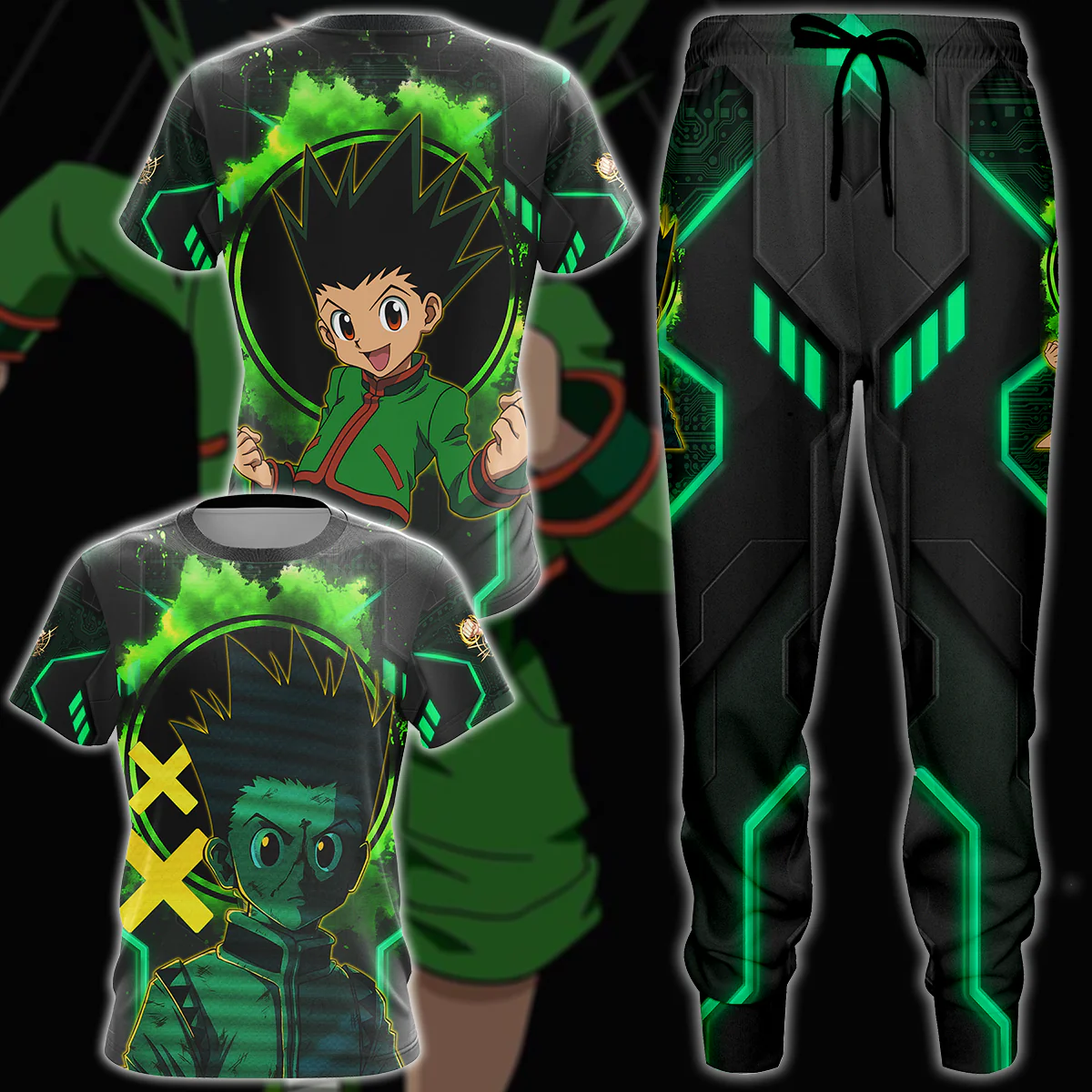 Hunter x Hunter Gon 3D All Over Print T-shirt Tank Top Zip Hoodie Pullover Hoodie Hawaiian Shirt Beach Shorts Jogger - Image 4
