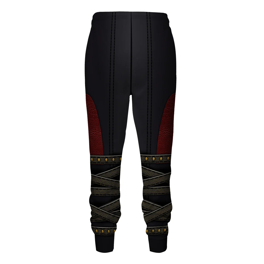 Mortal Kombat Liu Kang Cosplay 3D Jogging Pants - Image 3