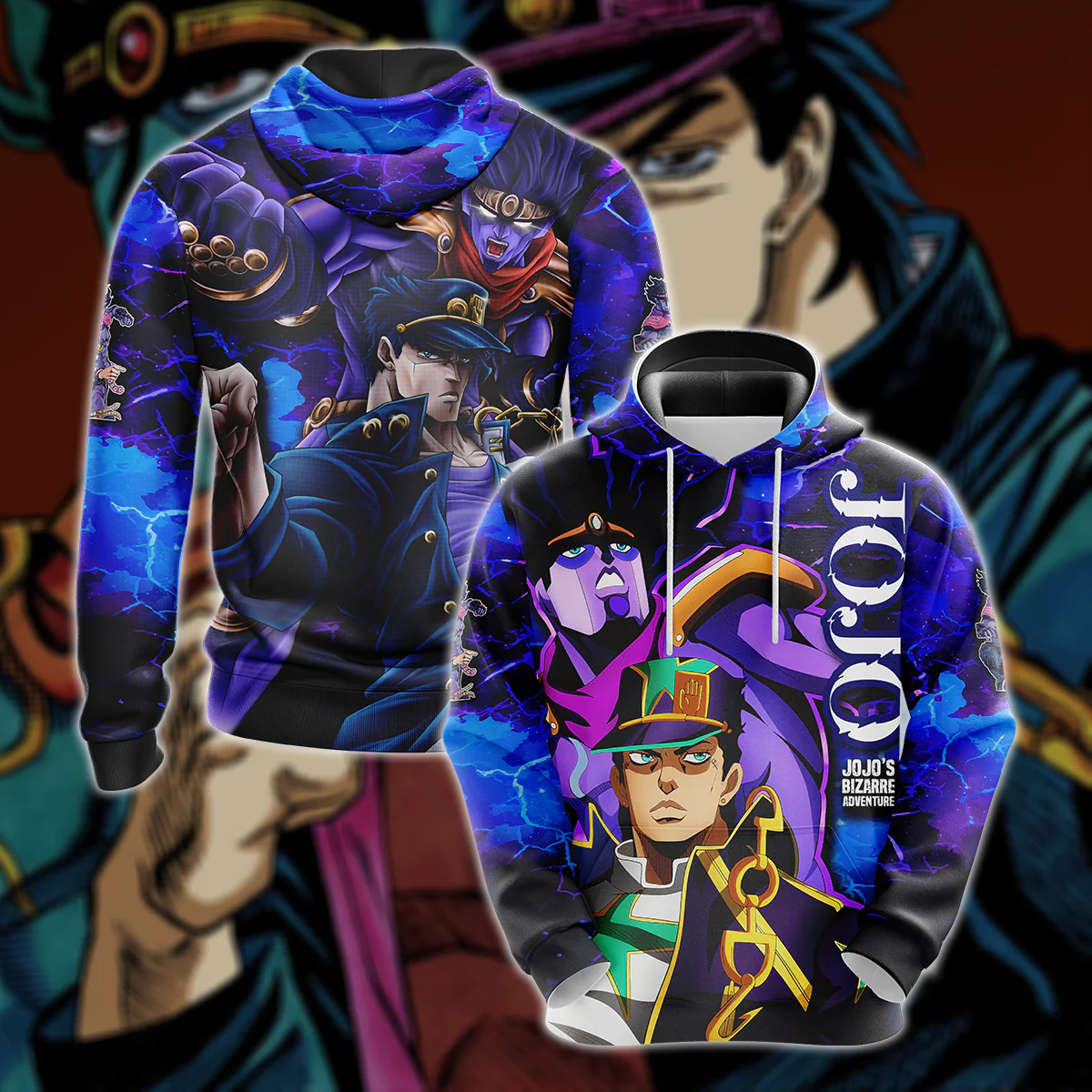 JoJo's Bizarre Adventure 3D All Over Print T-shirt Tank Top Zip Hoodie Pullover Hoodie Hawaiian Shirt Beach Shorts Jogger - Image 4