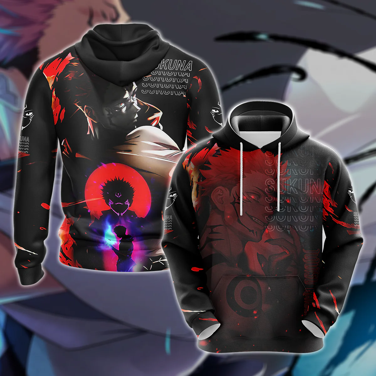 Jujutsu Kaisen 3D All Over Print T-shirt Tank Top Zip Hoodie Pullover Hoodie Hawaiian Shirt Beach Shorts Jogger - Image 6
