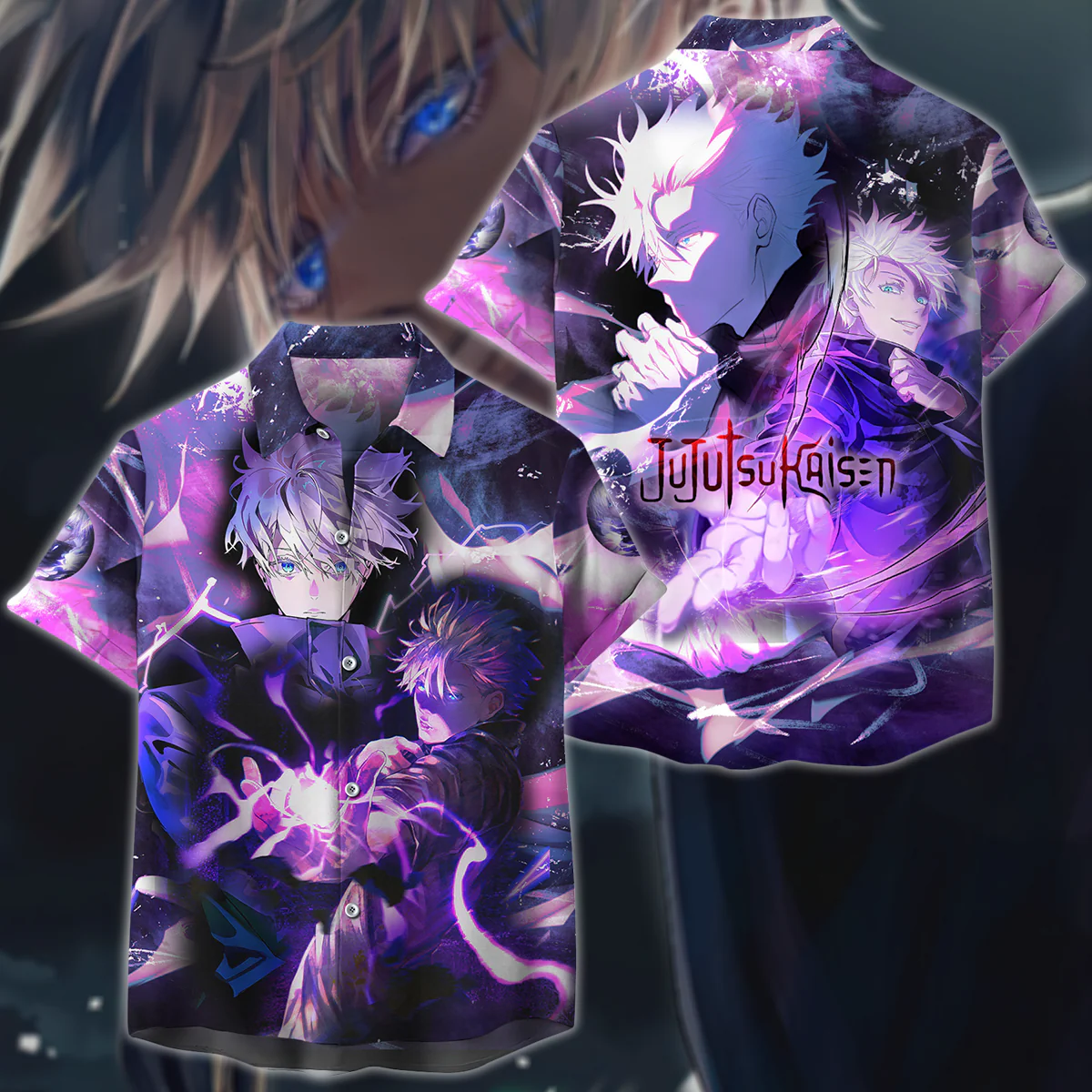 Jujutsu Kaisen Gojo Satoru 3D All Over Print T-shirt Tank Top Zip Hoodie Pullover Hoodie Hawaiian Shirt Beach Shorts Jogger - Image 7