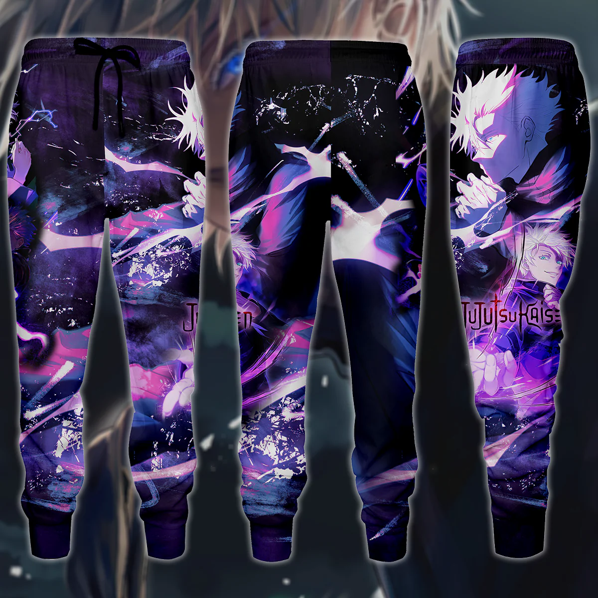 Jujutsu Kaisen Gojo Satoru 3D All Over Print T-shirt Tank Top Zip Hoodie Pullover Hoodie Hawaiian Shirt Beach Shorts Jogger - Image 8