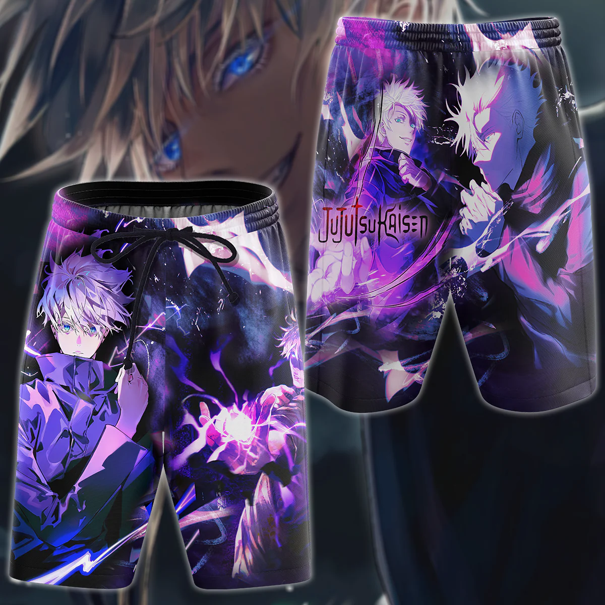 Jujutsu Kaisen Gojo Satoru 3D All Over Print T-shirt Tank Top Zip Hoodie Pullover Hoodie Hawaiian Shirt Beach Shorts Jogger - Image 9