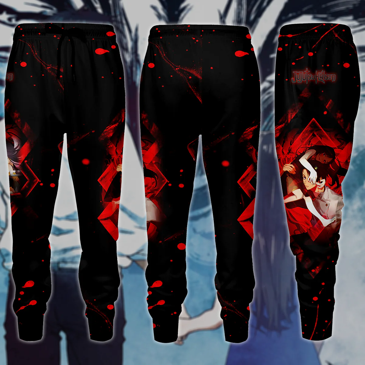 Jujutsu Kaisen Yuta & Rika Human Form 3D All Over Print T-shirt Tank Top Zip Hoodie Pullover Hoodie Hawaiian Shirt Beach Shorts Jogger - Image 8