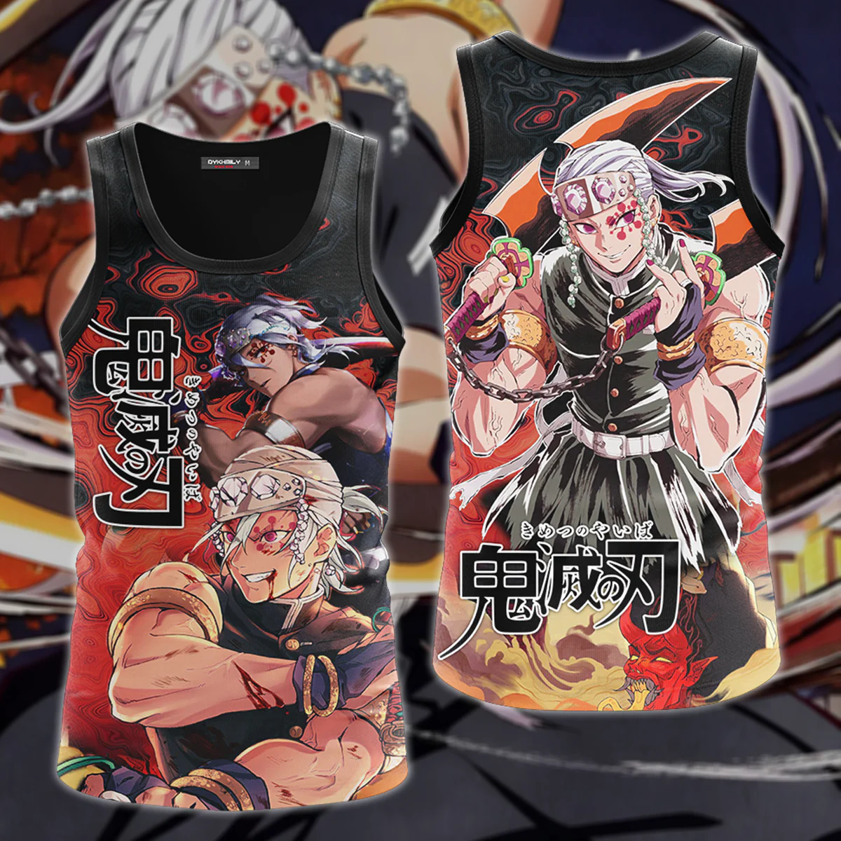Kimetsu No Yaiba ss2: Yuukaku-hen Uzui Tengen 3D All Over Print T-shirt Tank Top Zip Hoodie Pullover Hoodie Hawaiian Shirt Beach Shorts Jogger - Image 8