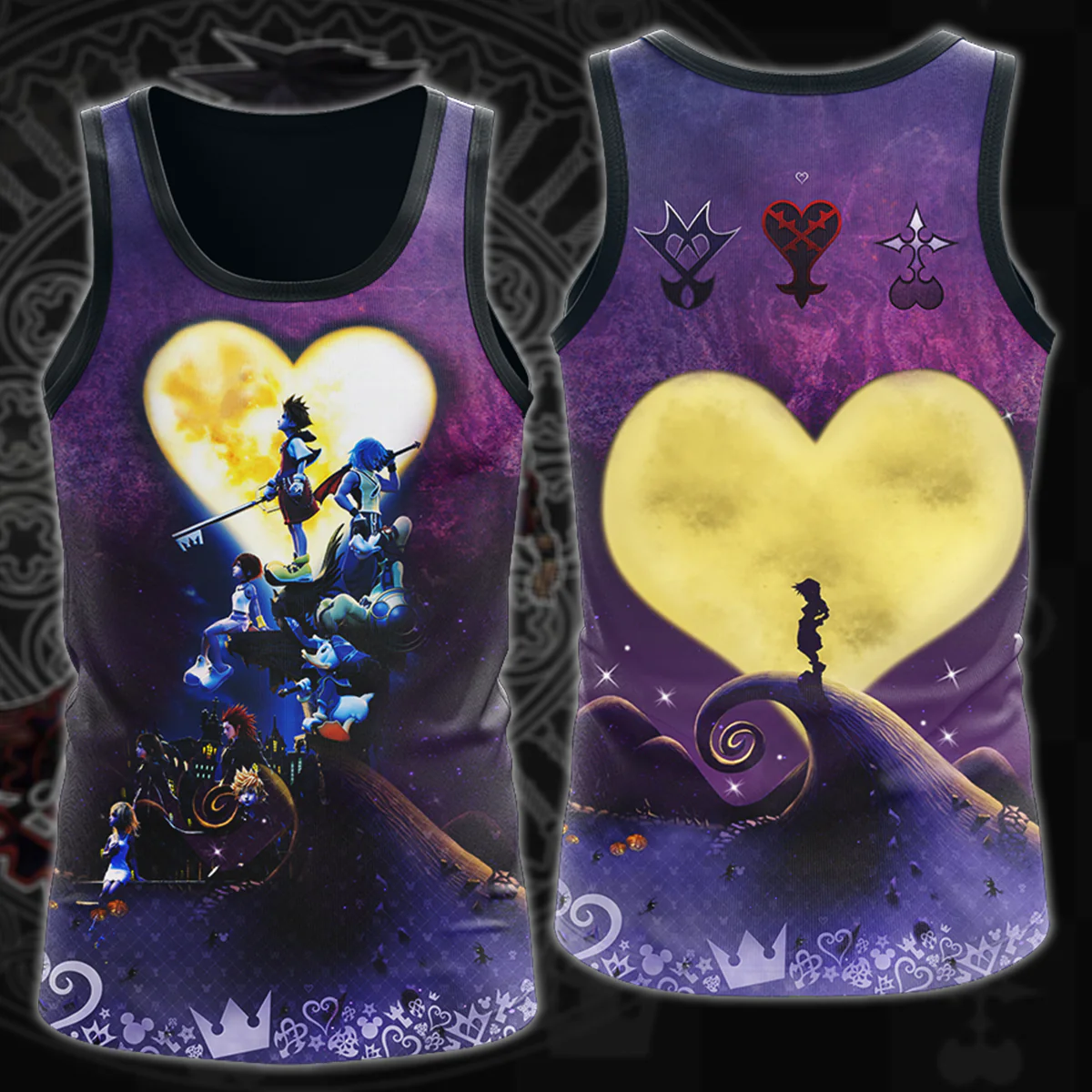 Kingdom Hearts Video Game 3D All Over Print T-shirt Tank Top Zip Hoodie Pullover Hoodie Hawaiian Shirt Beach Shorts Jogger - Image 7