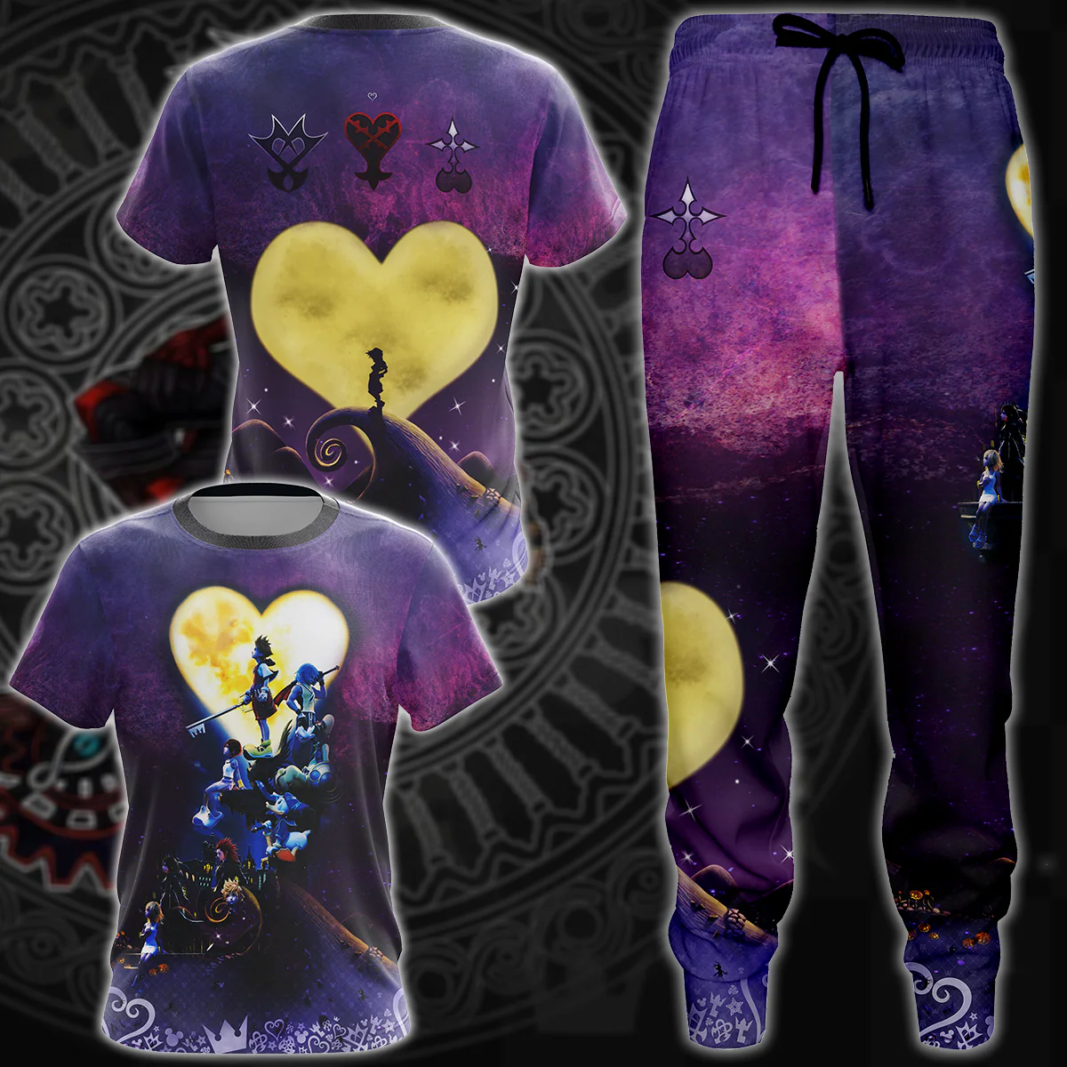 Kingdom Hearts Video Game 3D All Over Print T-shirt Tank Top Zip Hoodie Pullover Hoodie Hawaiian Shirt Beach Shorts Jogger - Image 9