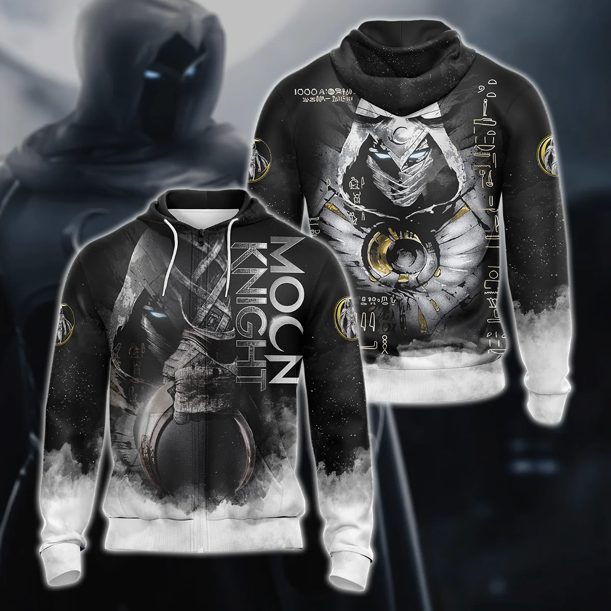 Marvel Moon Knight 3D All Over Print T-shirt Tank Top Zip Hoodie Pullover Hoodie Hawaiian Shirt Beach Shorts Jogger - Image 7