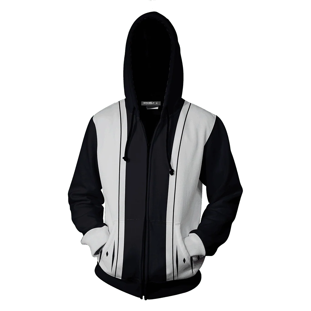 Bleach Sajin Komamura 7th Division Cosplay Zip Up Hoodie - Image 3