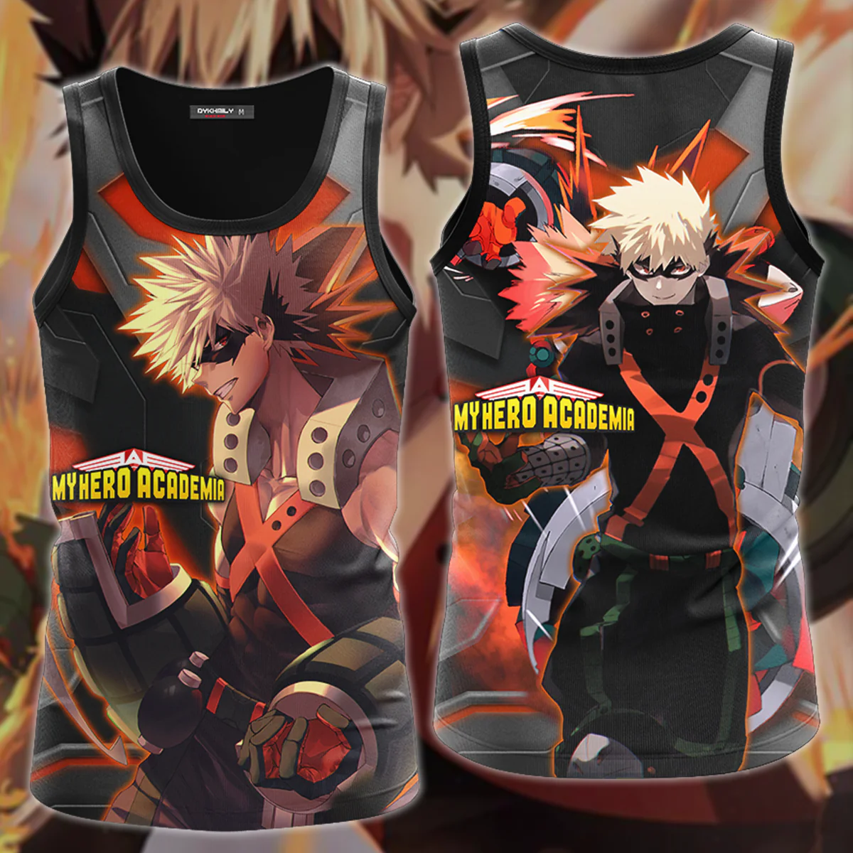My Hero Academia Bakugou 3D All Over Print T-shirt Tank Top Zip Hoodie Pullover Hoodie Hawaiian Shirt Beach Shorts Jogger - Image 4