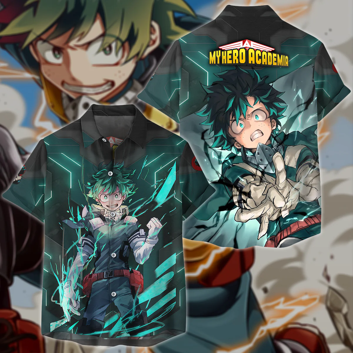 My Hero Academia Deku Midoriya Izuku 3D All Over Print T-shirt Tank Top Zip Hoodie Pullover Hoodie Hawaiian Shirt Beach Shorts Jogger - Image 7