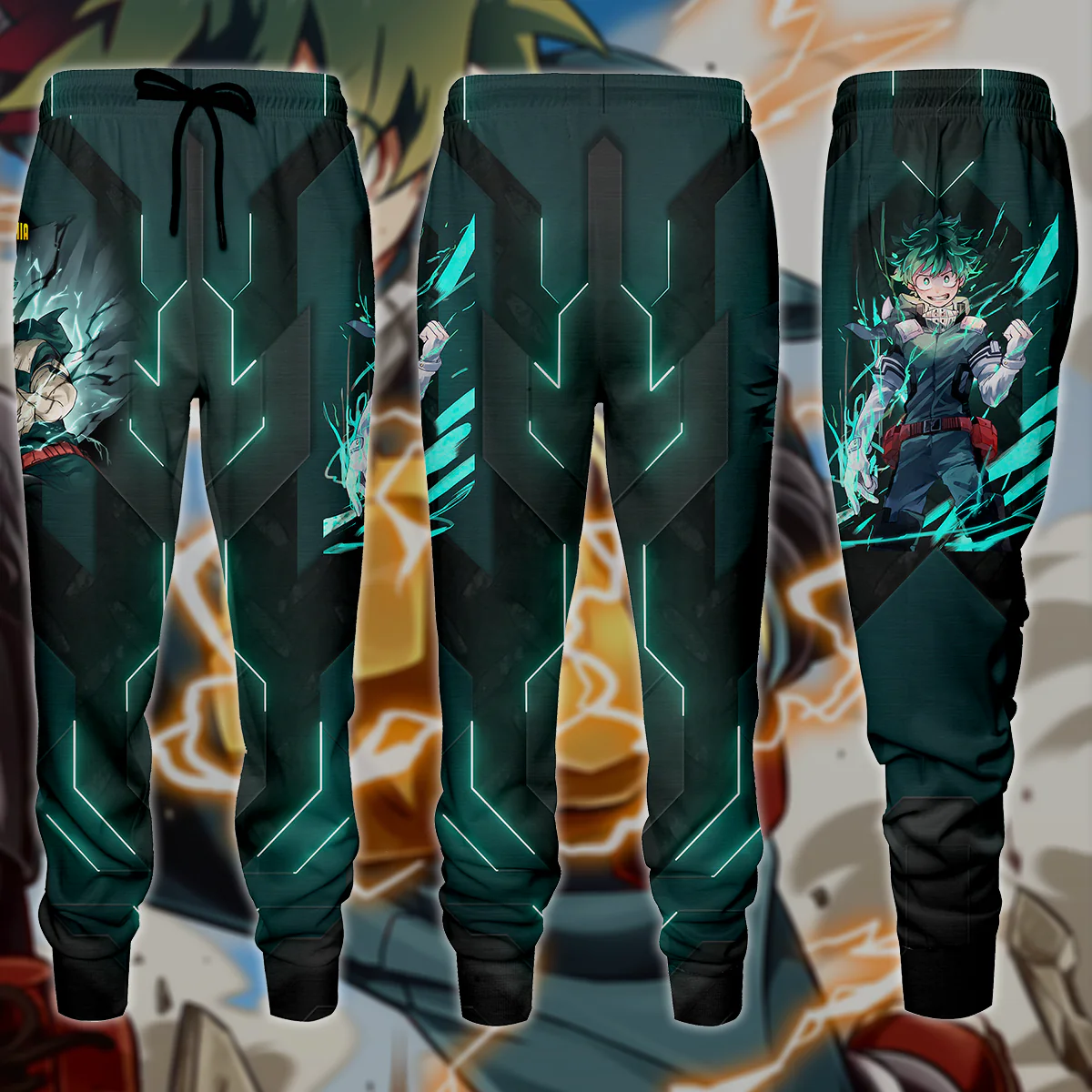 My Hero Academia Deku Midoriya Izuku 3D All Over Print T-shirt Tank Top Zip Hoodie Pullover Hoodie Hawaiian Shirt Beach Shorts Jogger - Image 8