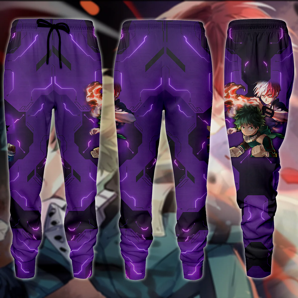 My Hero Academia: Deku x Todoroki 3D All Over Print T-shirt Tank Top Zip Hoodie Pullover Hoodie Hawaiian Shirt Beach Shorts Jogger - Image 5