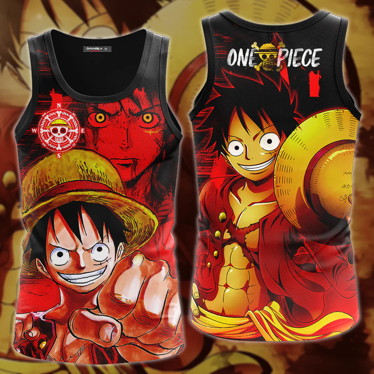 One Piece Monkey D. Luffy 3D All Over Print T-shirt Tank Top Zip Hoodie Pullover Hoodie Hawaiian Shirt Beach Shorts Jogger - Image 4