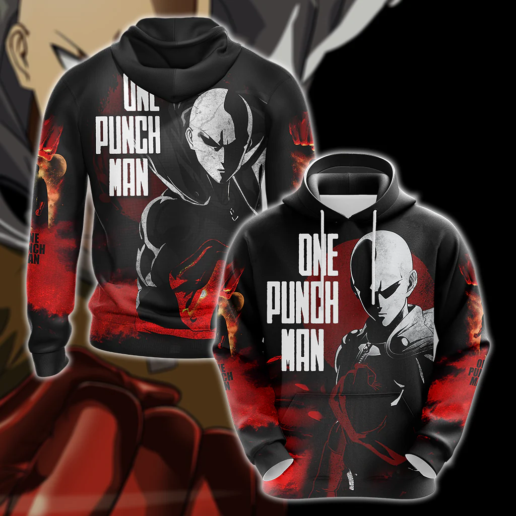 One Punch Man 3D All Over Print T-shirt Tank Top Zip Hoodie Pullover Hoodie Hawaiian Shirt Beach Shorts Jogger - Image 4