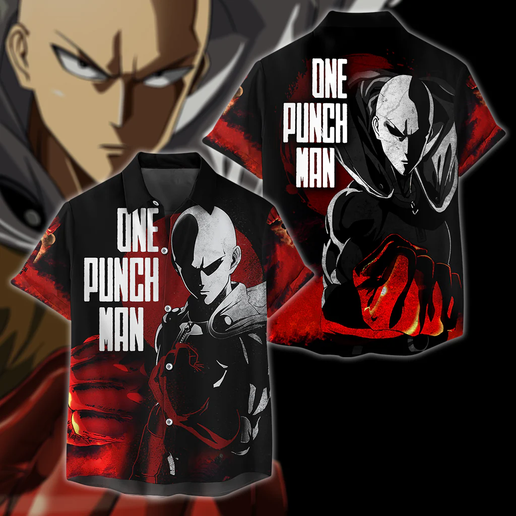 One Punch Man 3D All Over Print T-shirt Tank Top Zip Hoodie Pullover Hoodie Hawaiian Shirt Beach Shorts Jogger - Image 5