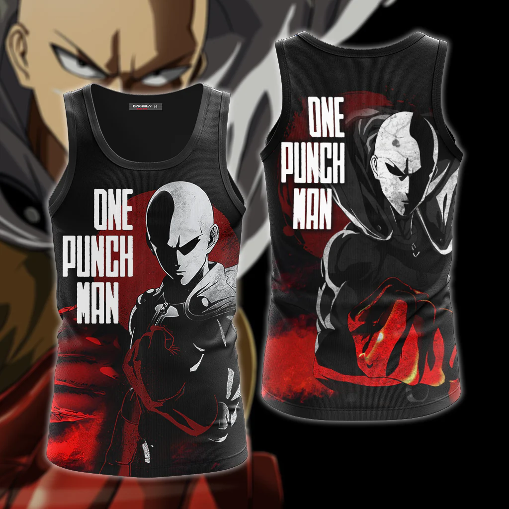 One Punch Man 3D All Over Print T-shirt Tank Top Zip Hoodie Pullover Hoodie Hawaiian Shirt Beach Shorts Jogger - Image 8