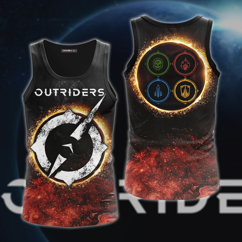 Outriders 3D All Over Print T-shirt Tank Top Zip Hoodie Pullover Hoodie Hawaiian Shirt Beach Shorts Jogger - Image 6
