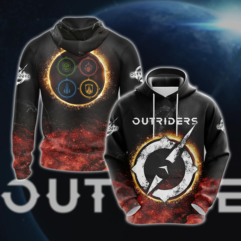Outriders 3D All Over Print T-shirt Tank Top Zip Hoodie Pullover Hoodie Hawaiian Shirt Beach Shorts Jogger - Image 8