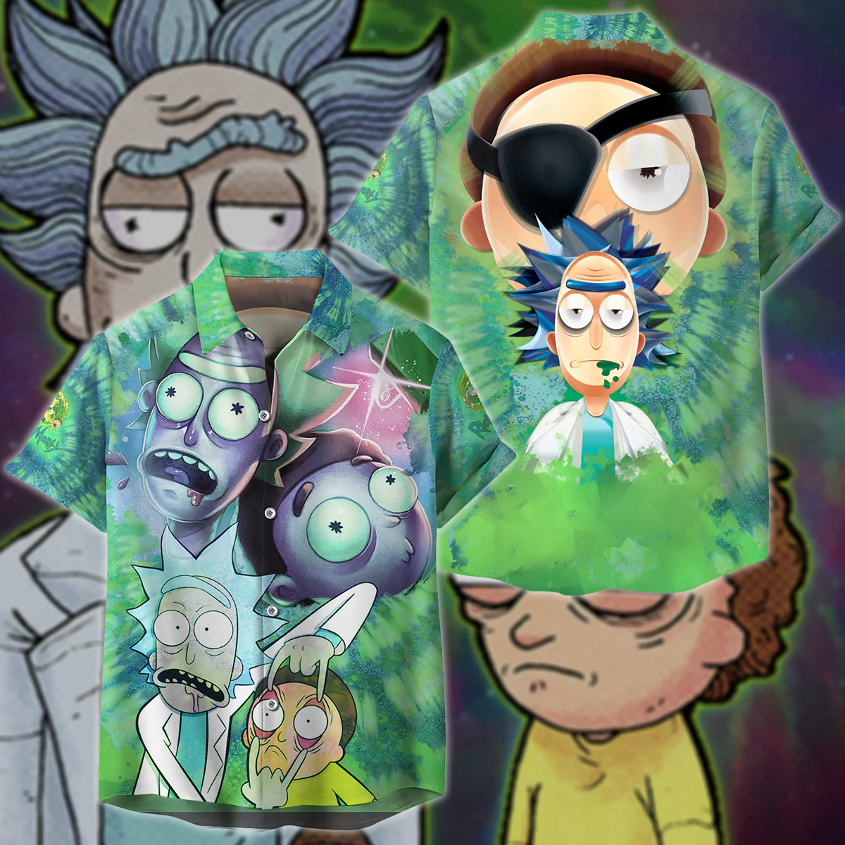 Rick and Morty 3D All Over Print T-shirt Tank Top Zip Hoodie Pullover Hoodie Hawaiian Shirt Beach Shorts Jogger - Image 4