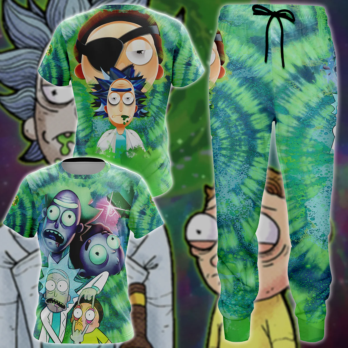 Rick and Morty 3D All Over Print T-shirt Tank Top Zip Hoodie Pullover Hoodie Hawaiian Shirt Beach Shorts Jogger - Image 8