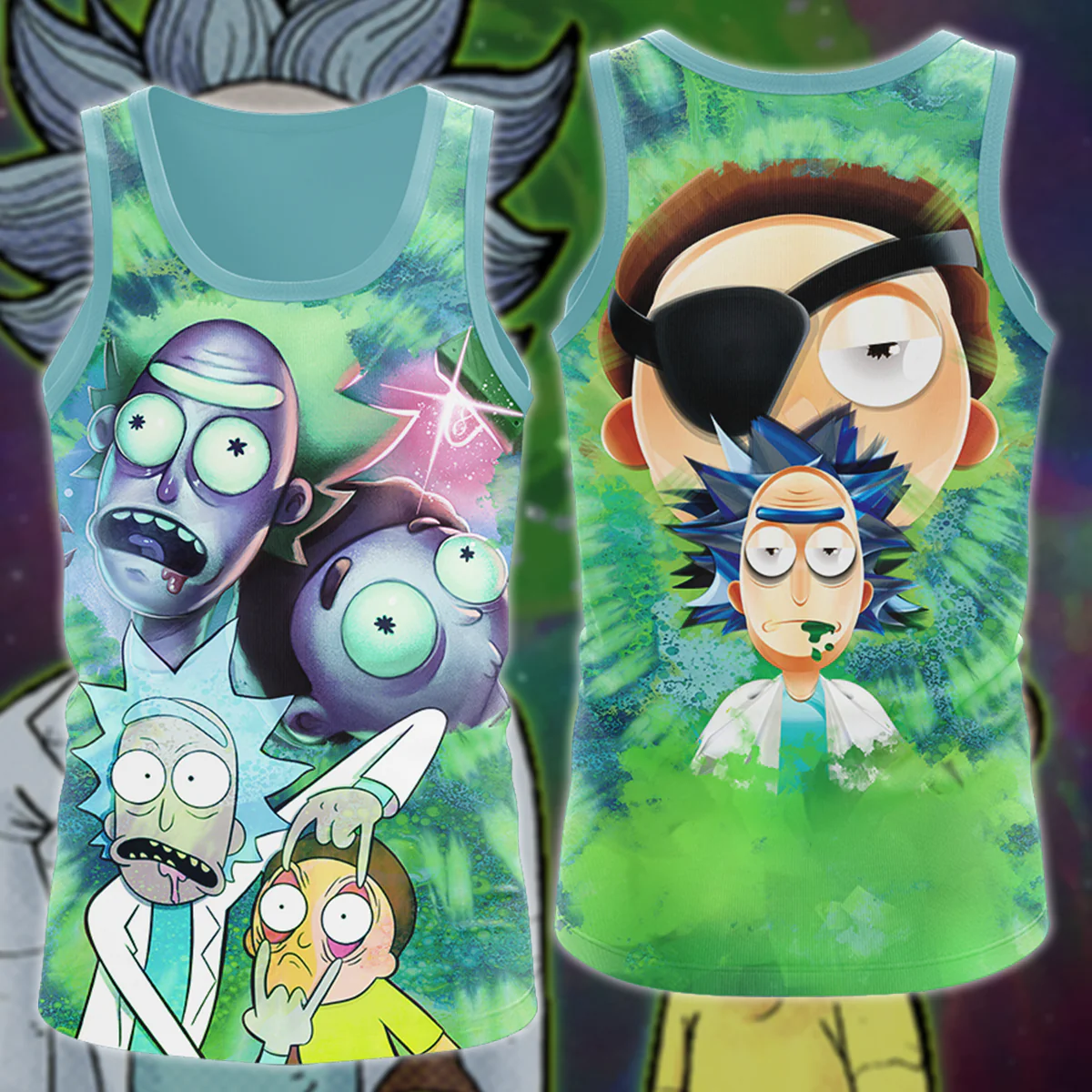 Rick and Morty 3D All Over Print T-shirt Tank Top Zip Hoodie Pullover Hoodie Hawaiian Shirt Beach Shorts Jogger - Image 9