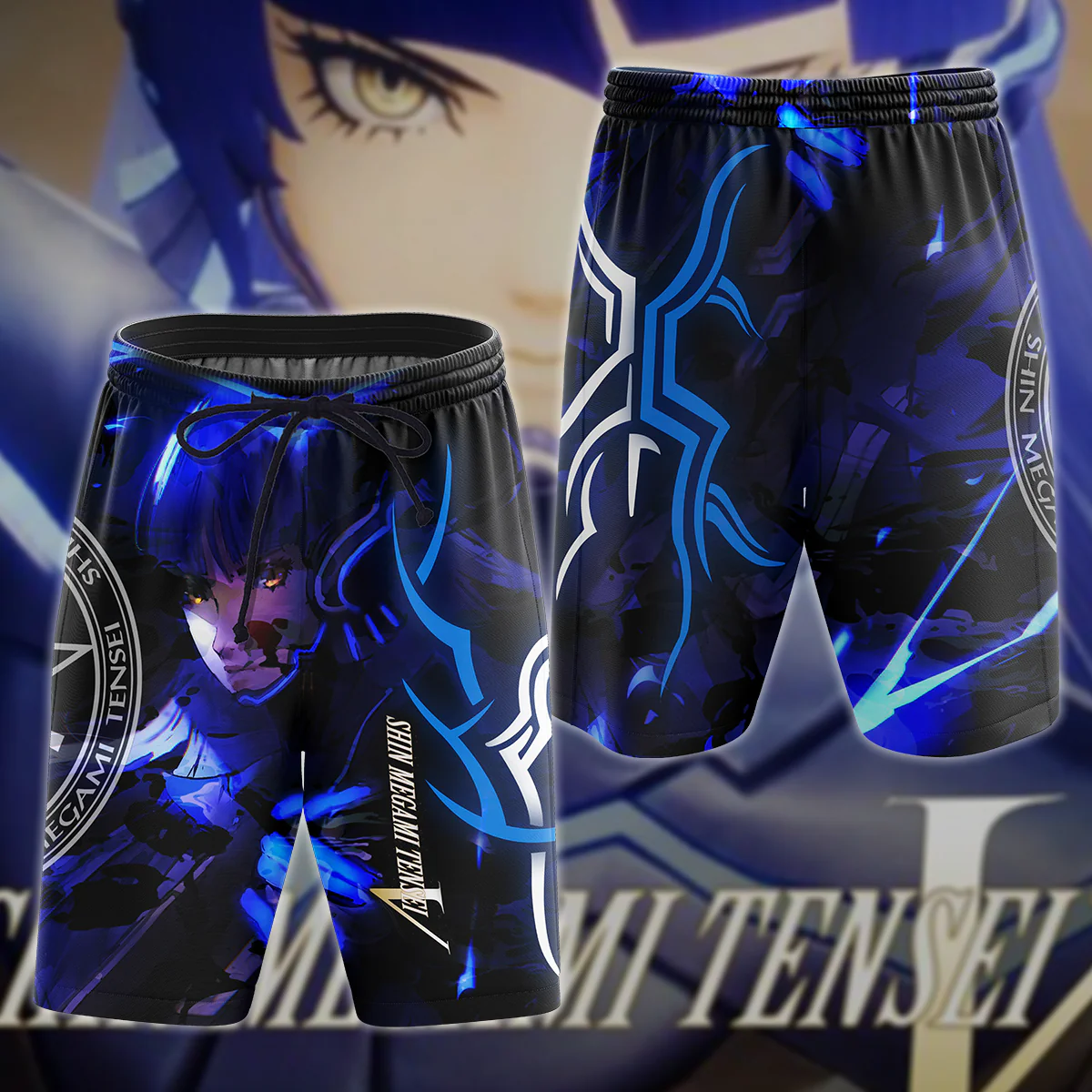 Shin Megami Tensei V 3D All Over Print T-shirt Tank Top Zip Hoodie Pullover Hoodie Hawaiian Shirt Beach Shorts Jogger - Image 4