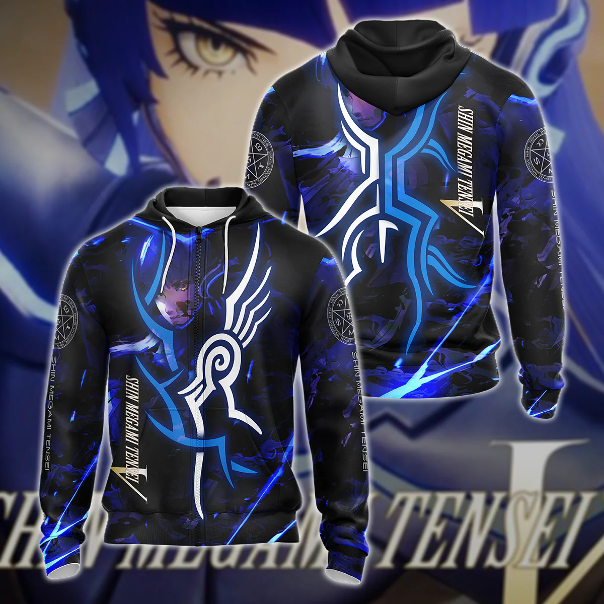 Shin Megami Tensei V 3D All Over Print T-shirt Tank Top Zip Hoodie Pullover Hoodie Hawaiian Shirt Beach Shorts Jogger - Image 7