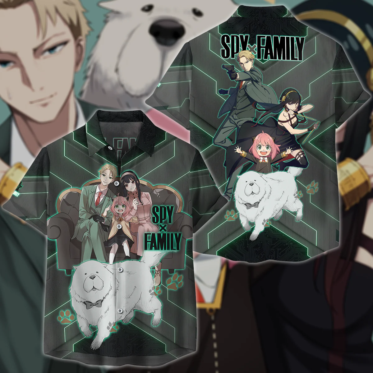 Spy x Family 3D All Over Print T-shirt Tank Top Zip Hoodie Pullover Hoodie Hawaiian Shirt Beach Shorts Jogger - Image 4