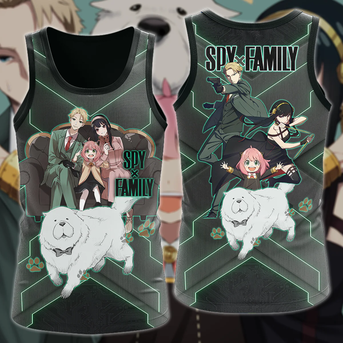 Spy x Family 3D All Over Print T-shirt Tank Top Zip Hoodie Pullover Hoodie Hawaiian Shirt Beach Shorts Jogger - Image 7