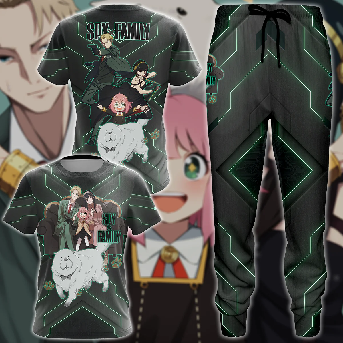 Spy x Family 3D All Over Print T-shirt Tank Top Zip Hoodie Pullover Hoodie Hawaiian Shirt Beach Shorts Jogger - Image 9