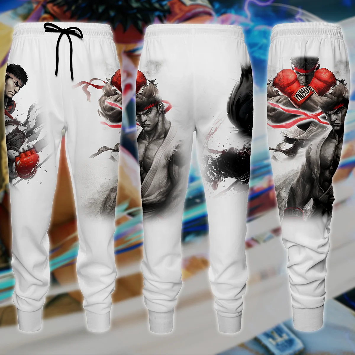 Street Fighter Video Game 3D All Over Print T-shirt Tank Top Zip Hoodie Pullover Hoodie Hawaiian Shirt Beach Shorts Jogger - Image 6