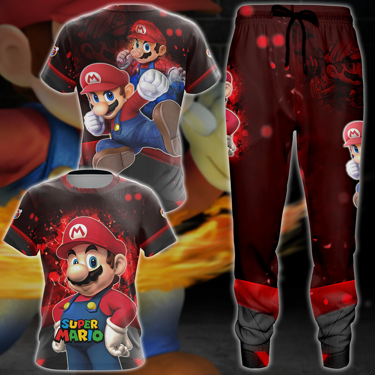 Super Mario Video Game 3D All Over Print T-shirt Tank Top Zip Hoodie Pullover Hoodie Hawaiian Shirt Beach Shorts Jogger - Image 6