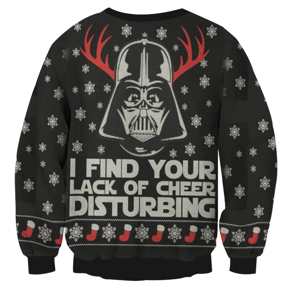 Star War Santa Clause Unisex 3D Sweater - Image 3