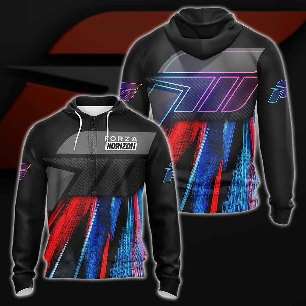 Forza Horizon All Over Print T-shirt Tank Top Zip Hoodie Pullover Hoodie Hawaiian Shirt - Image 3